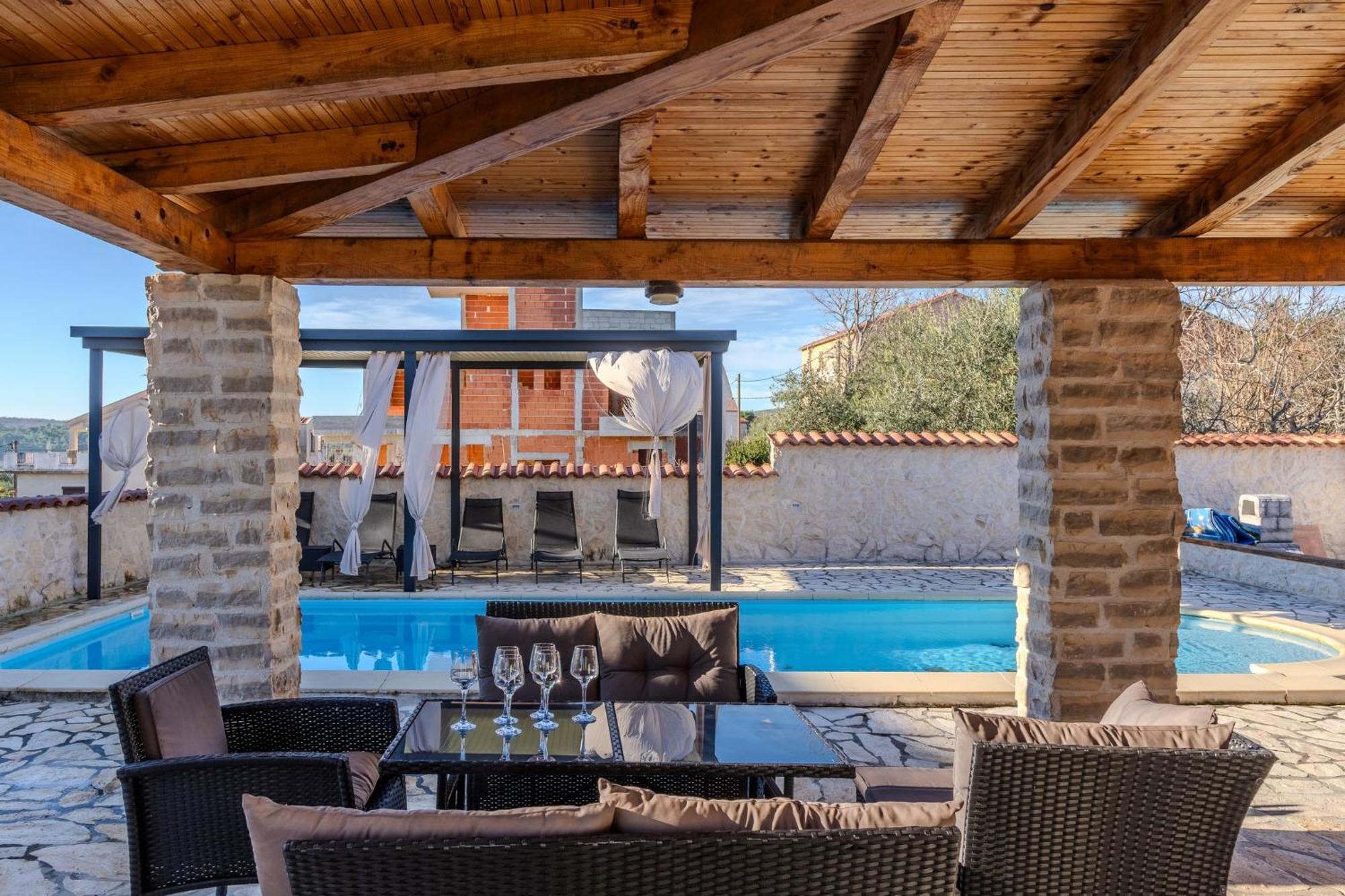 Villa Dalmacija Posedarje Exterior foto