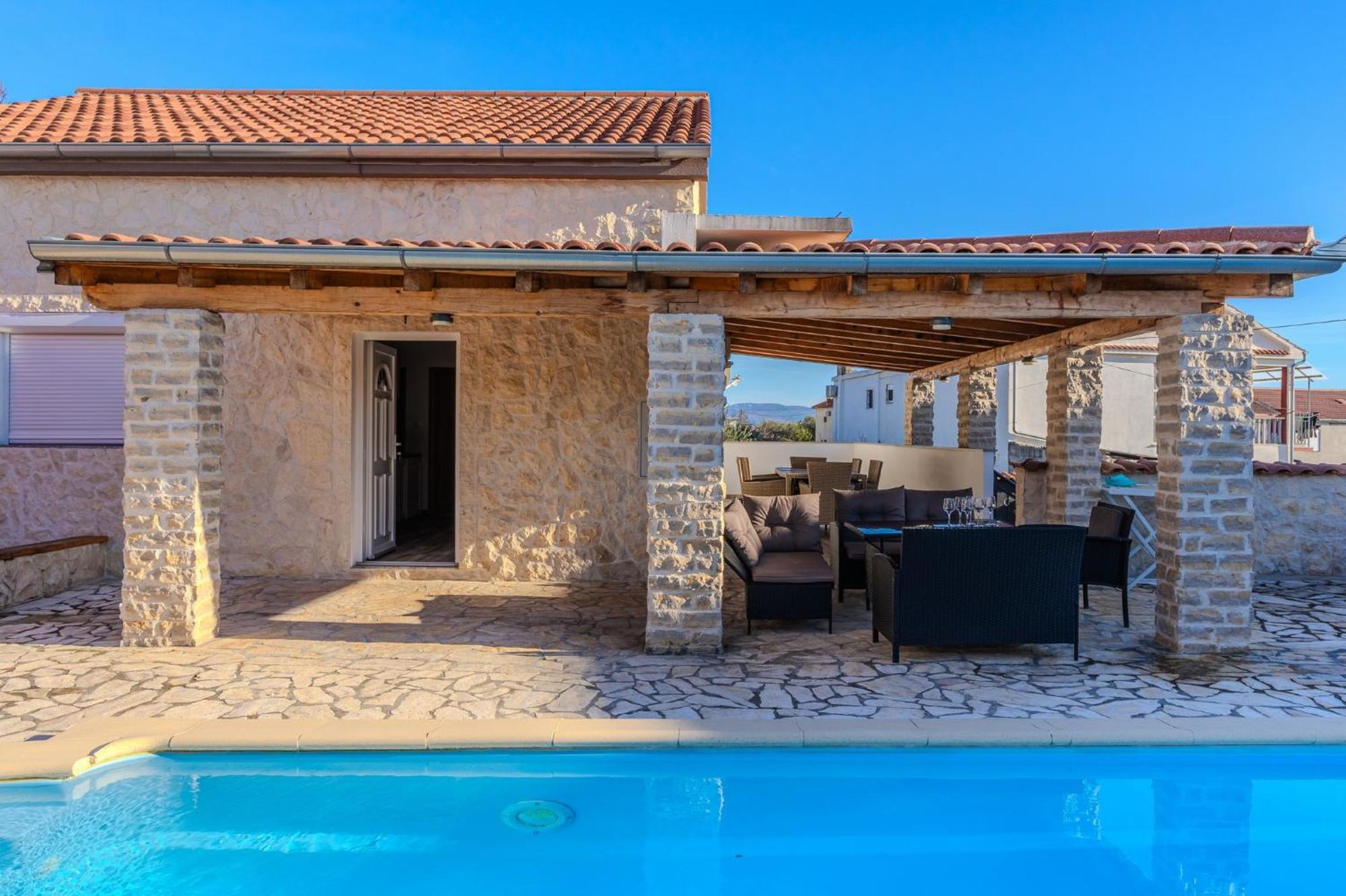 Villa Dalmacija Posedarje Exterior foto